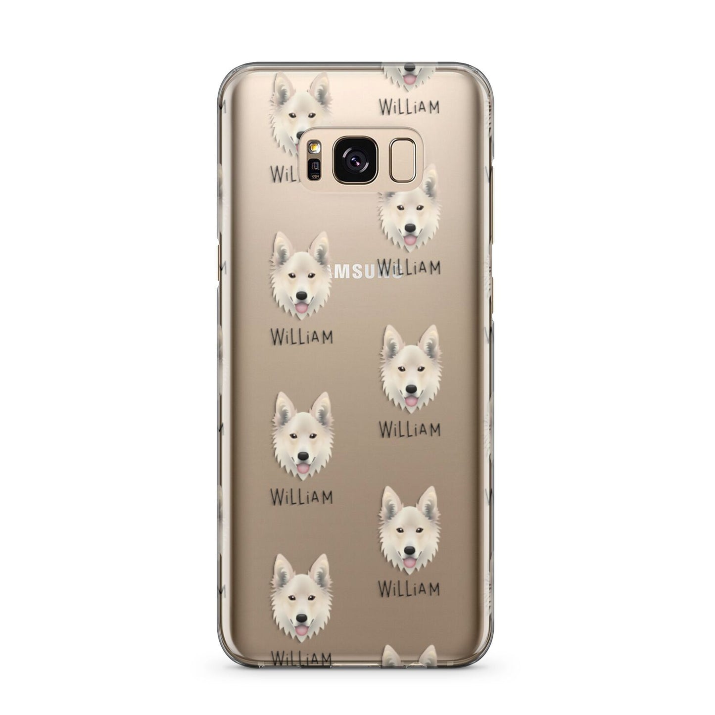 Golden Shepherd Icon with Name Samsung Galaxy S8 Plus Case