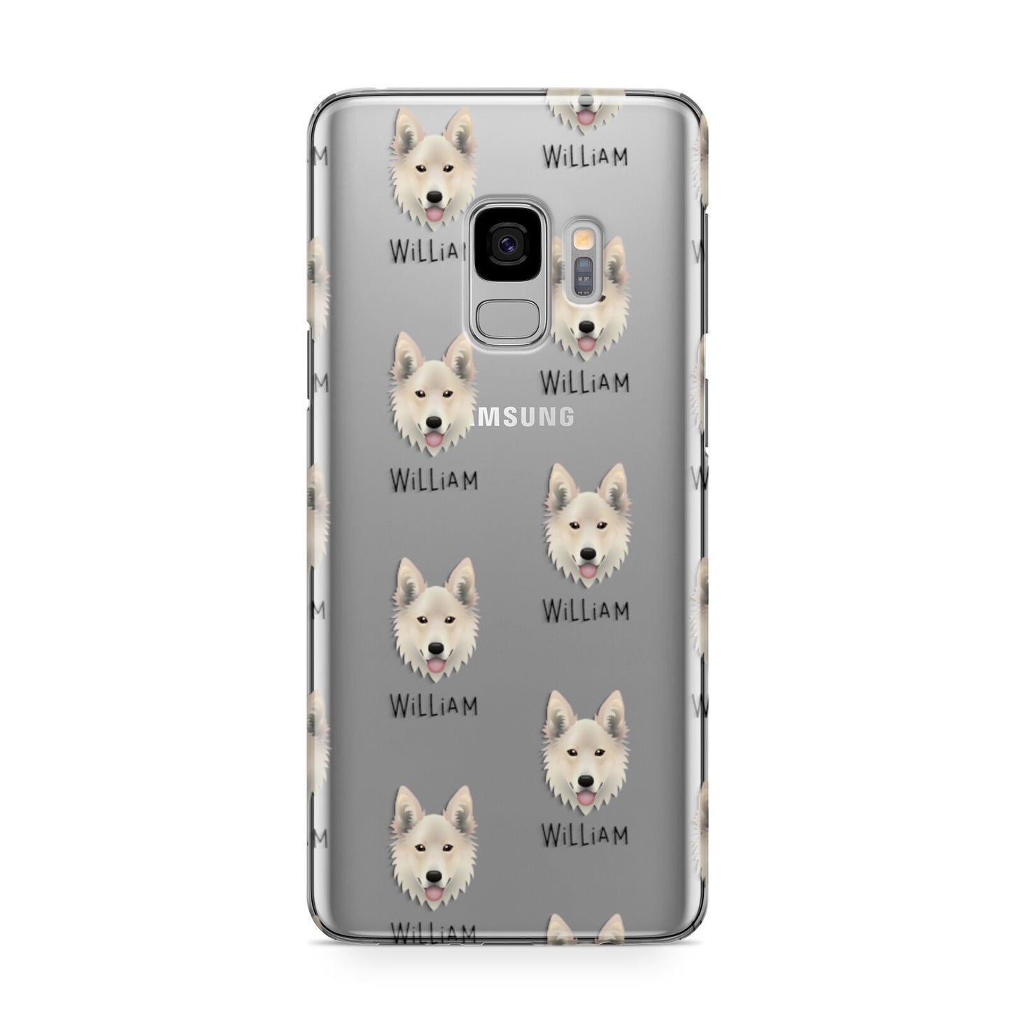 Golden Shepherd Icon with Name Samsung Galaxy S9 Case