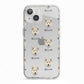 Golden Shepherd Icon with Name iPhone 13 TPU Impact Case with White Edges