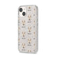 Golden Shepherd Icon with Name iPhone 14 Glitter Tough Case Starlight Angled Image