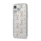Golden Shepherd Icon with Name iPhone 14 Pro Max Glitter Tough Case Silver Angled Image