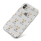 Golden Shepherd Icon with Name iPhone X Bumper Case on Silver iPhone