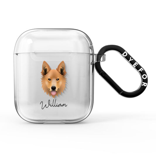 Golden Shepherd Personalised AirPods Clear Case