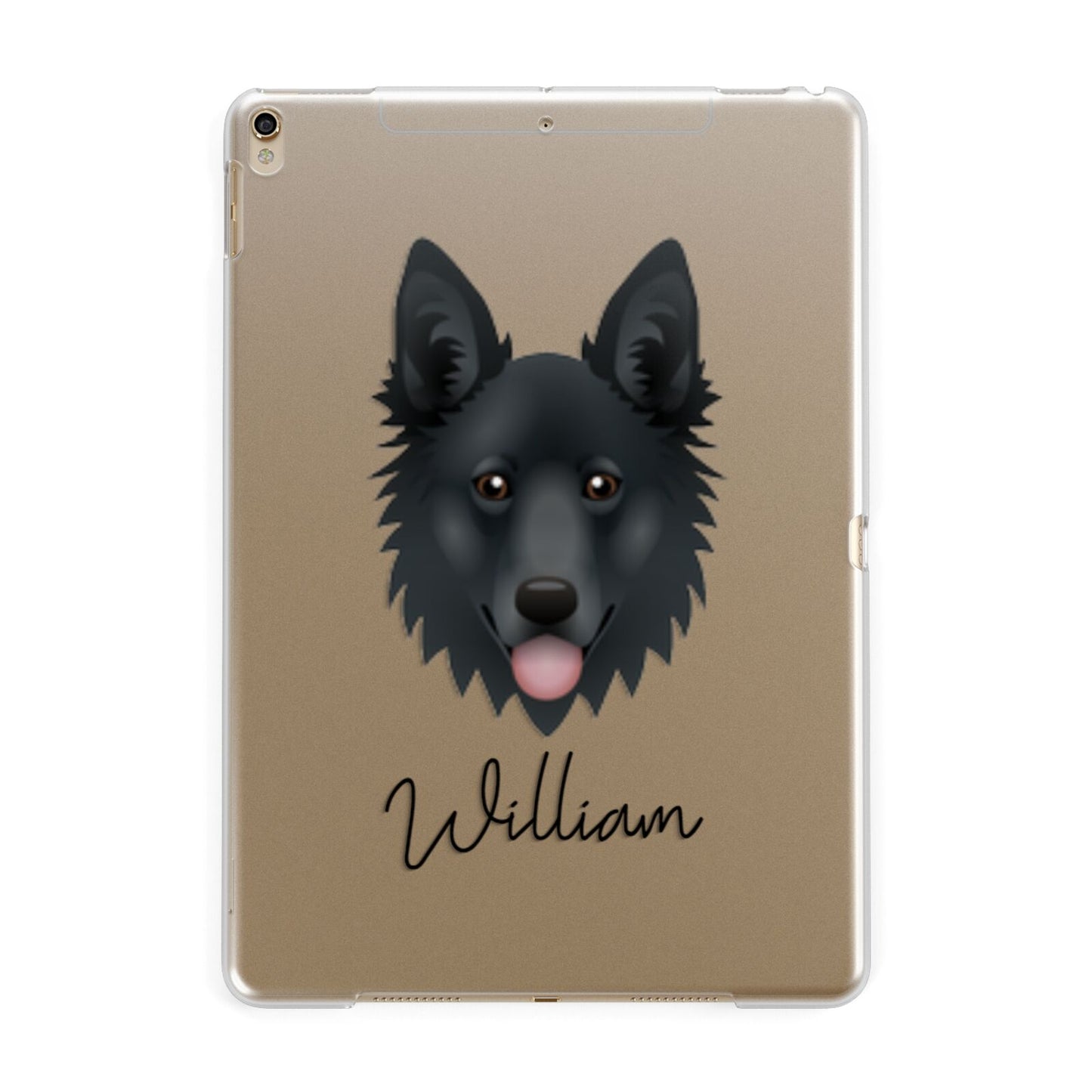 Golden Shepherd Personalised Apple iPad Gold Case