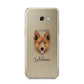 Golden Shepherd Personalised Samsung Galaxy A5 2017 Case on gold phone