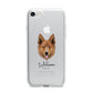Golden Shepherd Personalised iPhone 7 Bumper Case on Silver iPhone