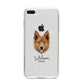 Golden Shepherd Personalised iPhone 8 Plus Bumper Case on Silver iPhone