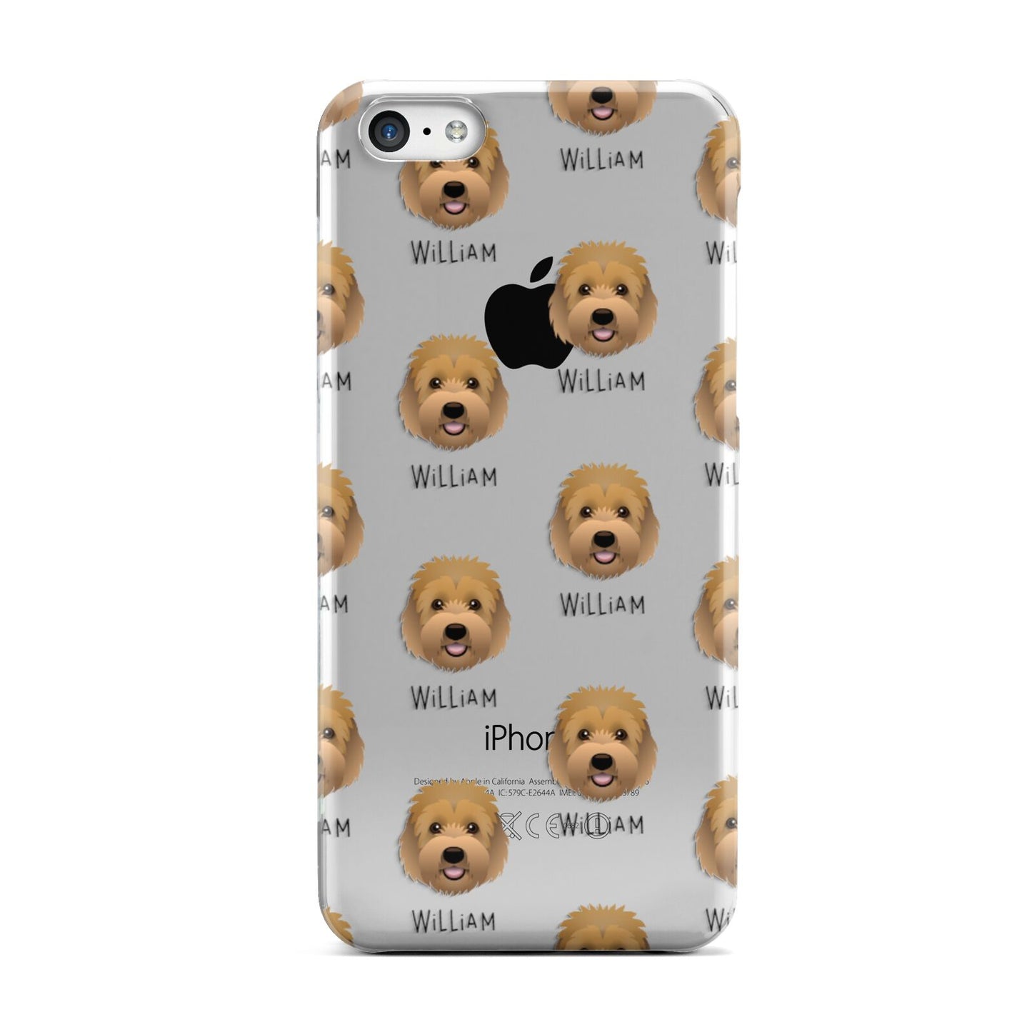 Goldendoodle Icon with Name Apple iPhone 5c Case