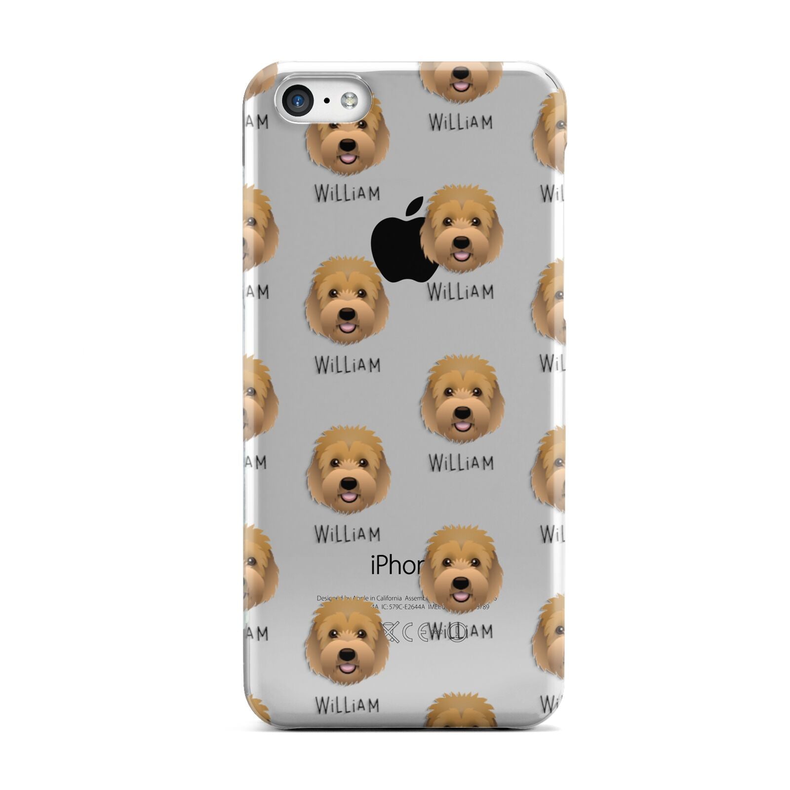 Goldendoodle Icon with Name Apple iPhone 5c Case