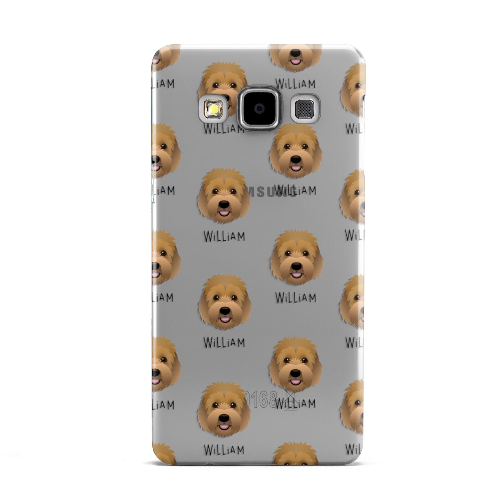 Goldendoodle Icon with Name Samsung Galaxy A5 Case