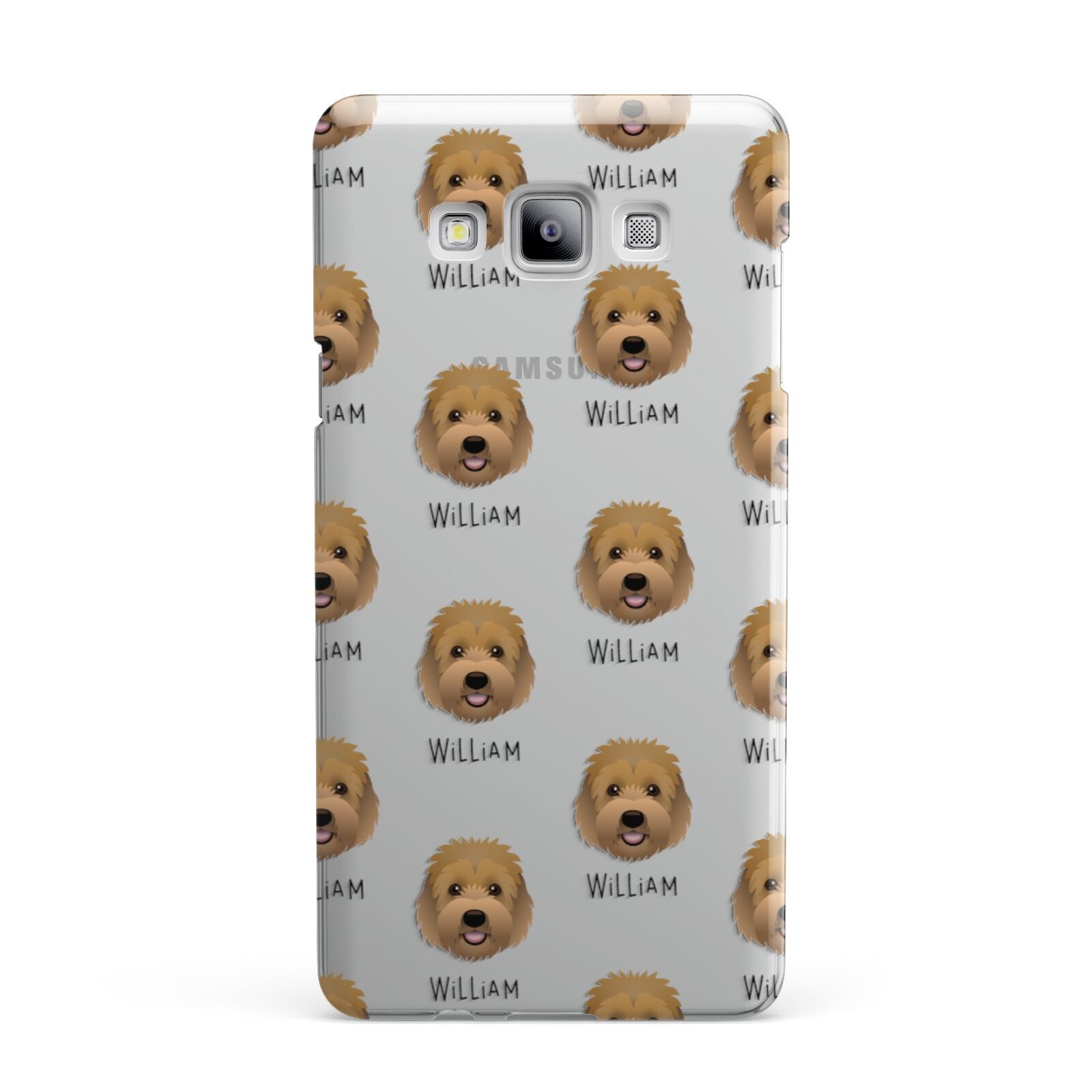 Goldendoodle Icon with Name Samsung Galaxy A7 2015 Case