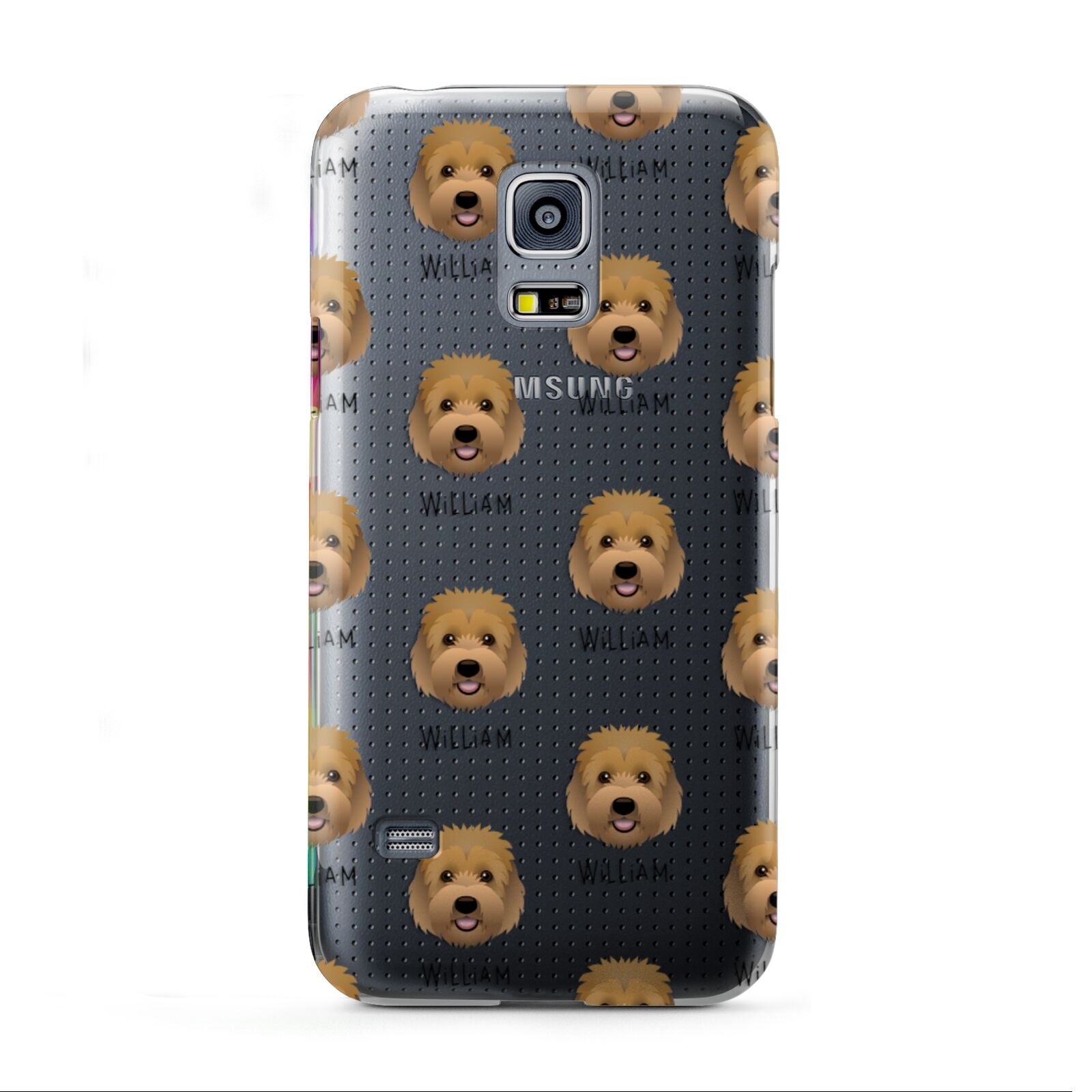 Goldendoodle Icon with Name Samsung Galaxy S5 Mini Case