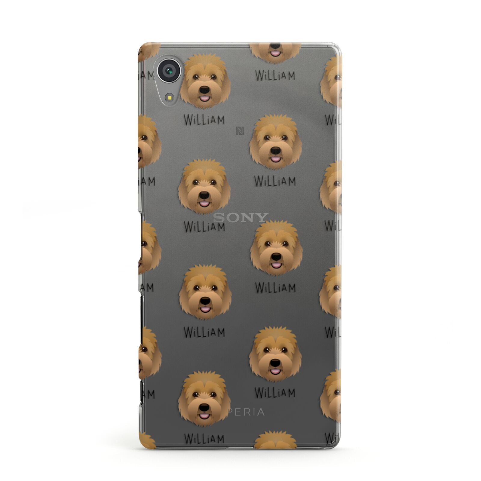 Goldendoodle Icon with Name Sony Xperia Case