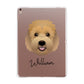 Goldendoodle Personalised Apple iPad Rose Gold Case
