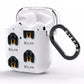Gordon Setter Icon with Name AirPods Clear Case Side Image