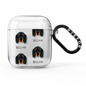 Gordon Setter Icon with Name AirPods Case