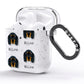 Gordon Setter Icon with Name AirPods Glitter Case Side Image