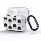 Gordon Setter Icon with Name AirPods Pro Clear Case Side Image