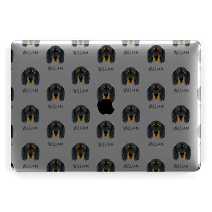 Gordon Setter Icon with Name Apple MacBook Case