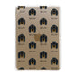 Gordon Setter Icon with Name Apple iPad Gold Case
