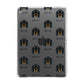 Gordon Setter Icon with Name Apple iPad Grey Case