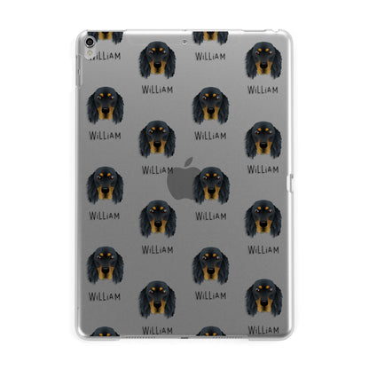 Gordon Setter Icon with Name Apple iPad Silver Case