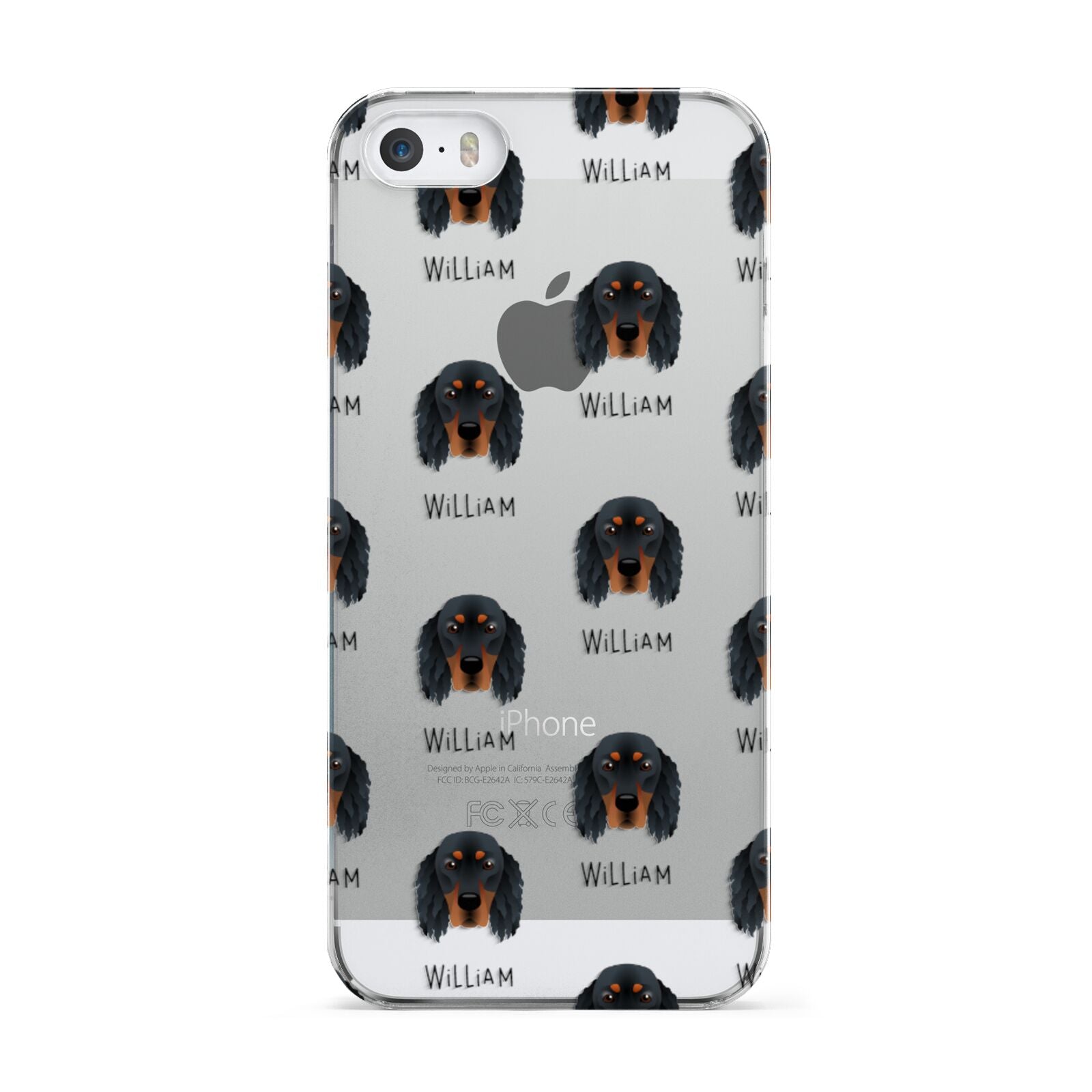 Gordon Setter Icon with Name Apple iPhone 5 Case