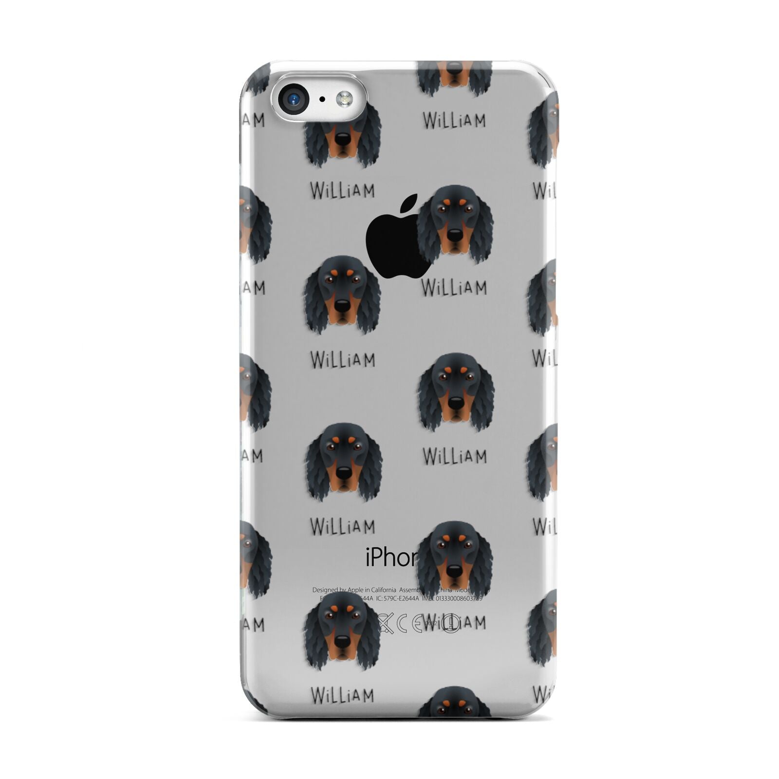 Gordon Setter Icon with Name Apple iPhone 5c Case