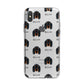 Gordon Setter Icon with Name iPhone X Bumper Case on Silver iPhone Alternative Image 1
