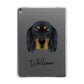 Gordon Setter Personalised Apple iPad Grey Case