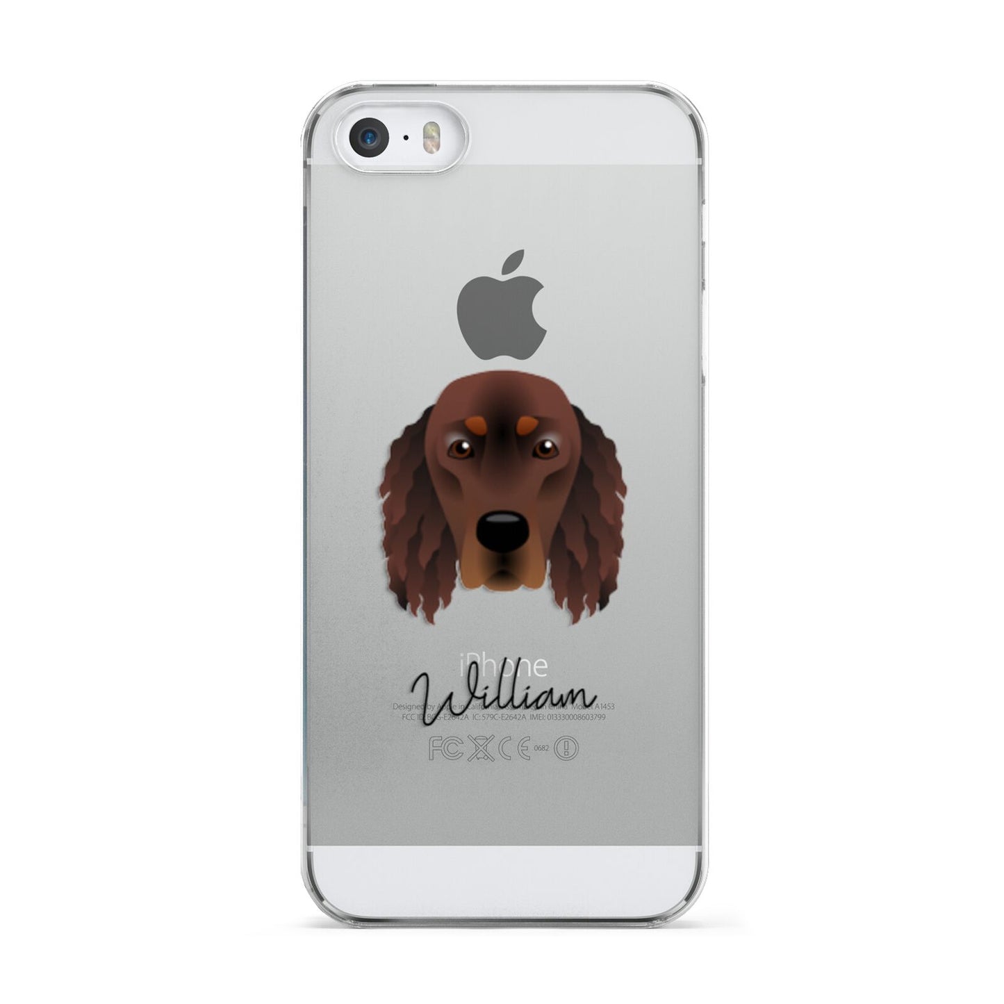 Gordon Setter Personalised Apple iPhone 5 Case