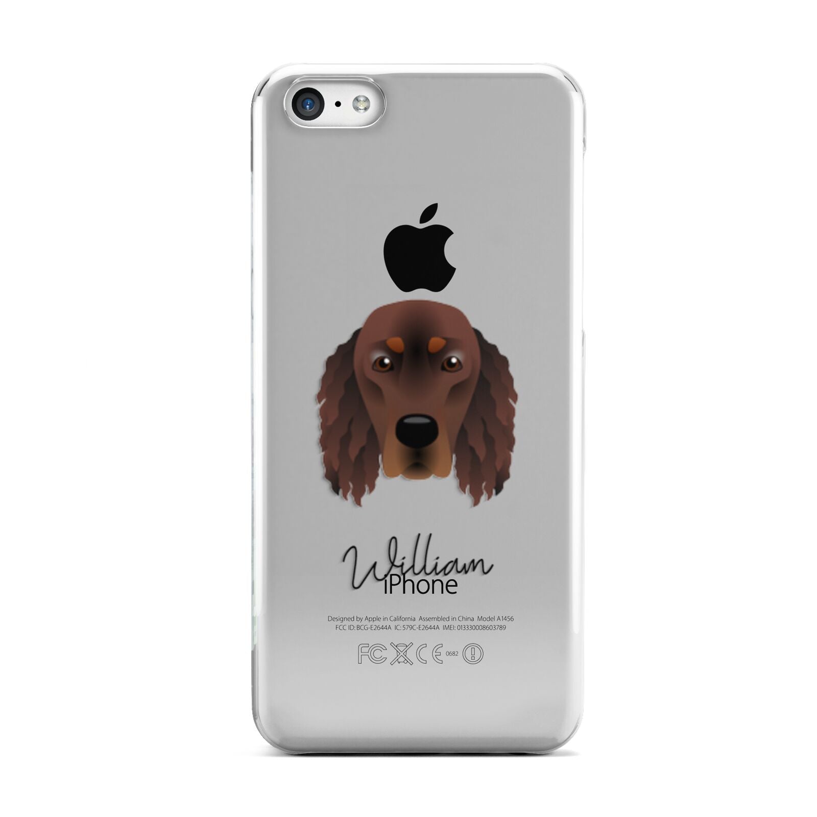Gordon Setter Personalised Apple iPhone 5c Case