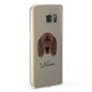 Gordon Setter Personalised Samsung Galaxy Case Fourty Five Degrees