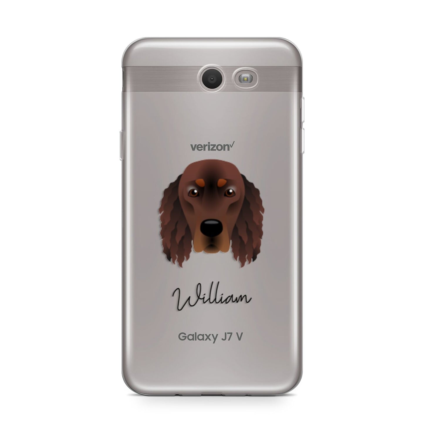 Gordon Setter Personalised Samsung Galaxy J7 2017 Case