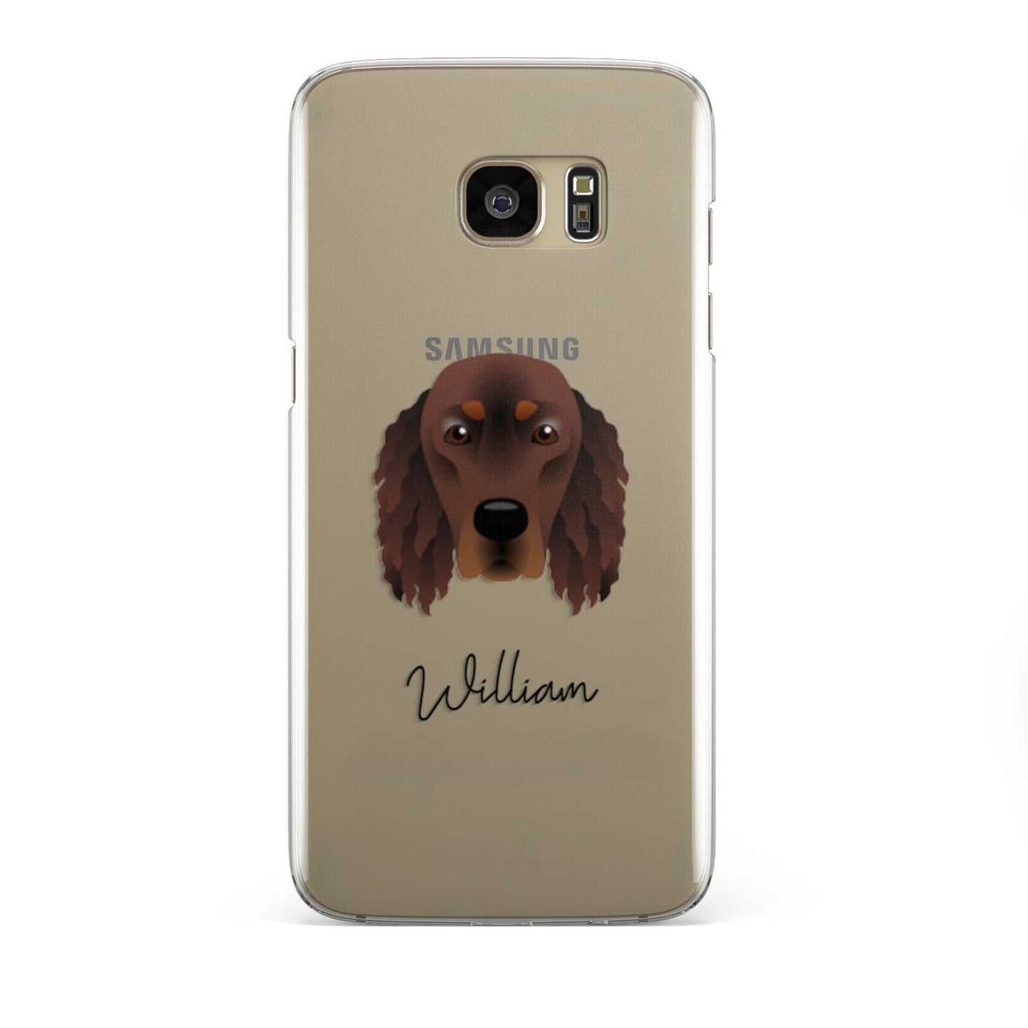 Gordon Setter Personalised Samsung Galaxy S7 Edge Case