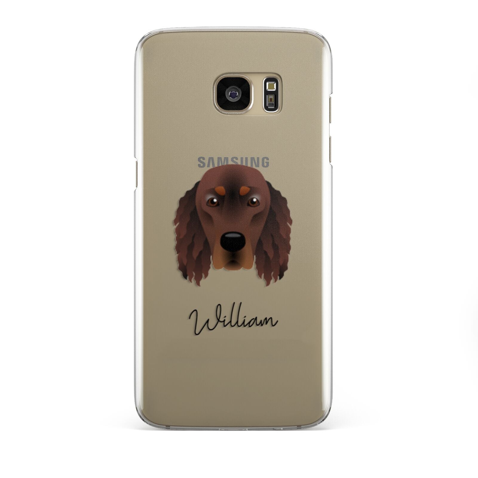 Gordon Setter Personalised Samsung Galaxy S7 Edge Case