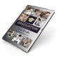 Graduation Personalised Photos Apple iPad Case on Grey iPad Side View