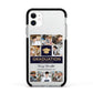 Graduation Personalised Photos Apple iPhone 11 in White with Black Impact Case