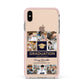Graduation Personalised Photos Apple iPhone Xs Max Impact Case Pink Edge on Gold Phone