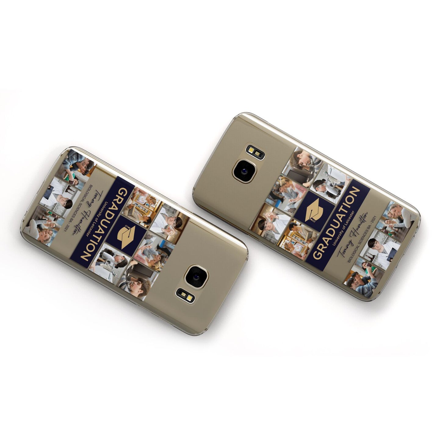 Graduation Personalised Photos Samsung Galaxy Case Flat Overview