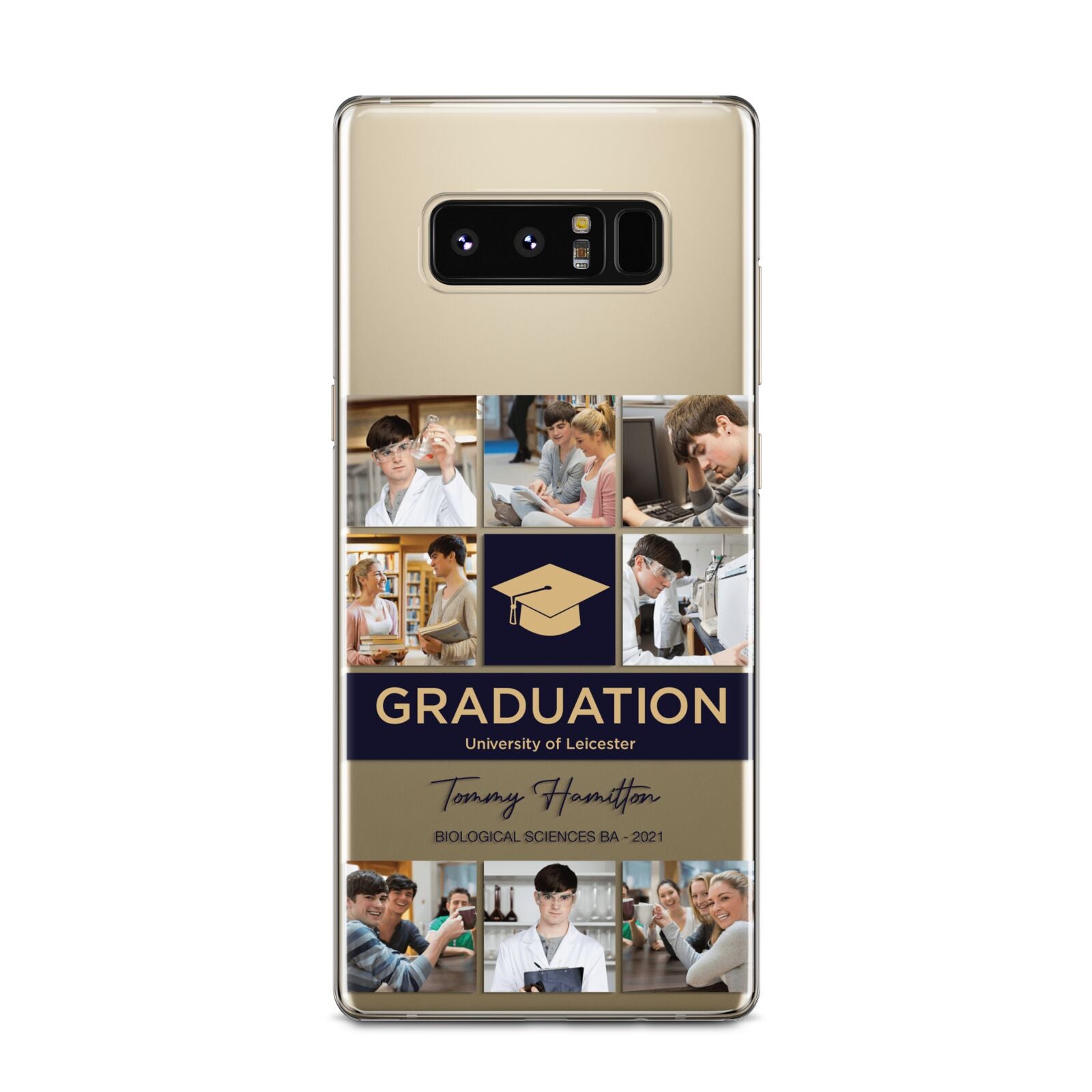 Graduation Personalised Photos Samsung Galaxy Note 8 Case