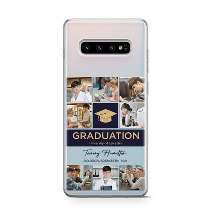 Graduation Personalised Photos Samsung Galaxy S10 Case