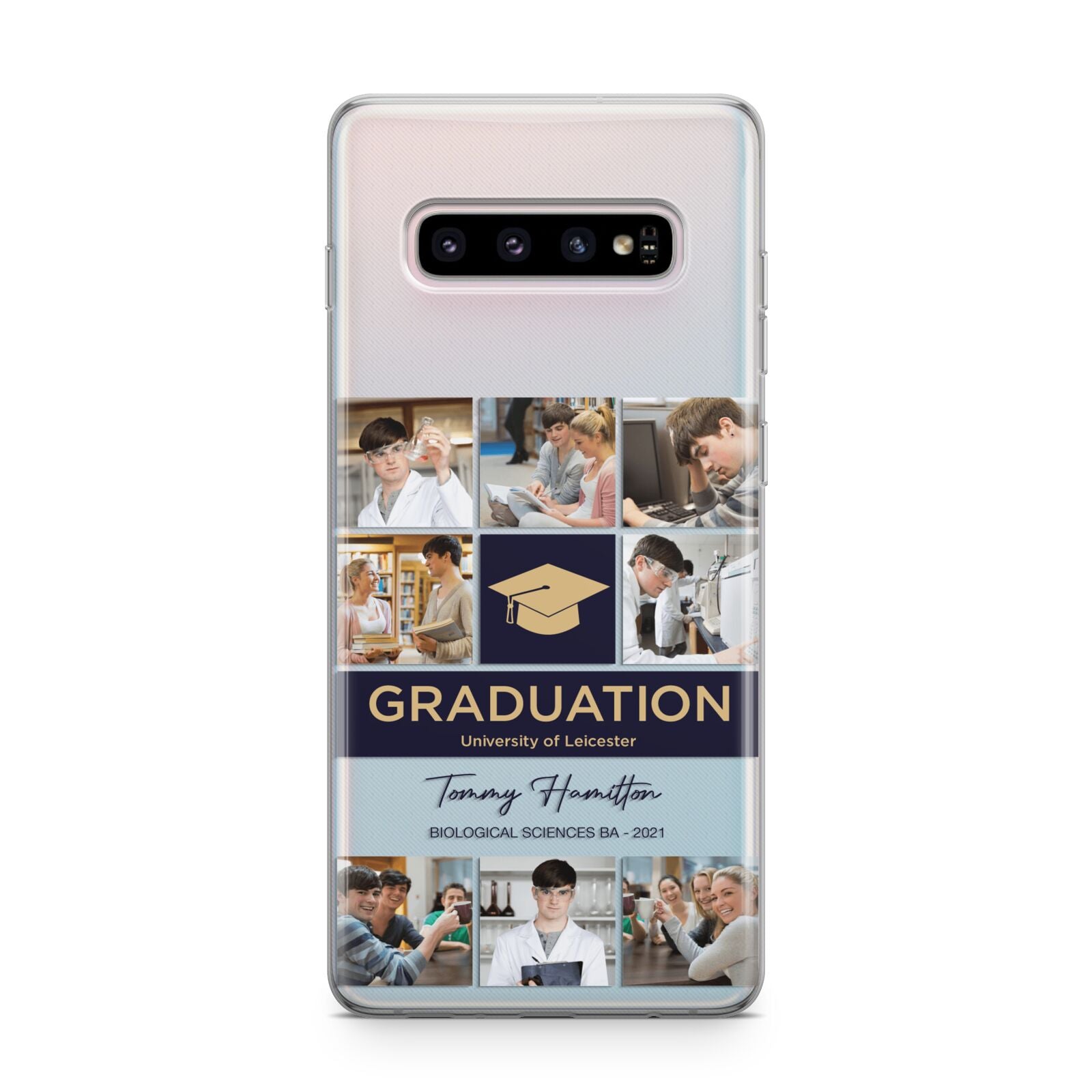 Graduation Personalised Photos Samsung Galaxy S10 Plus Case