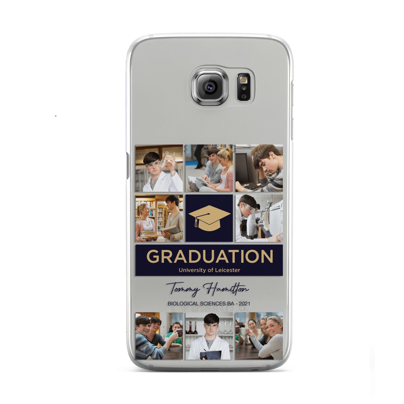 Graduation Personalised Photos Samsung Galaxy S6 Case