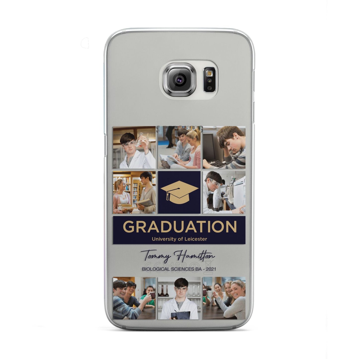Graduation Personalised Photos Samsung Galaxy S6 Edge Case