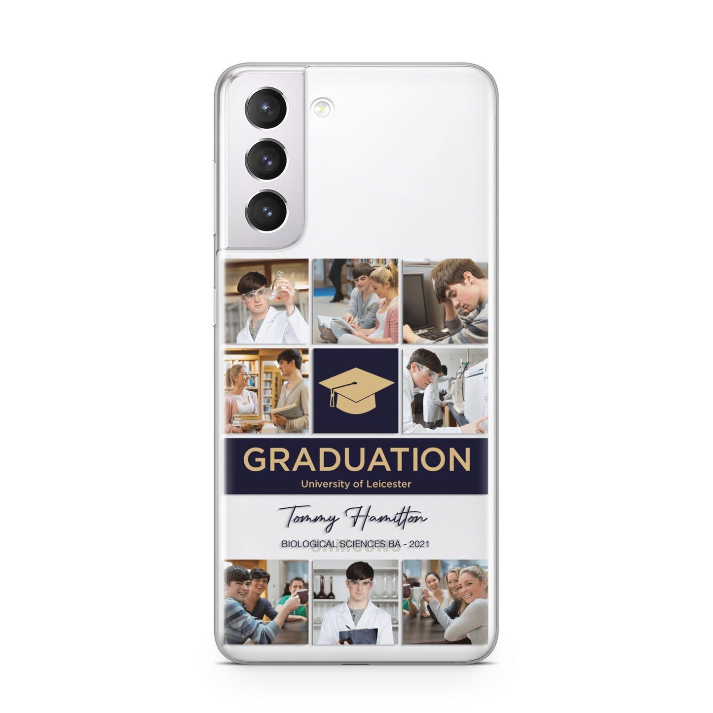 Graduation Personalised Photos Samsung S21 Case