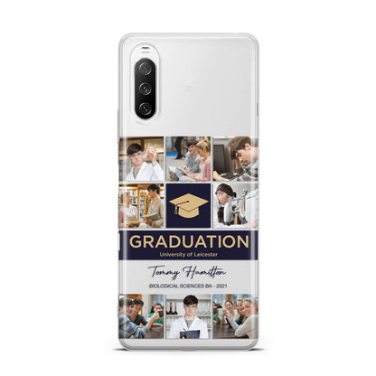 Graduation Personalised Photos Sony Xperia 10 III Case