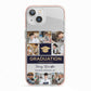 Graduation Personalised Photos iPhone 13 TPU Impact Case with Pink Edges