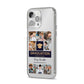 Graduation Personalised Photos iPhone 14 Pro Max Clear Tough Case Silver Angled Image