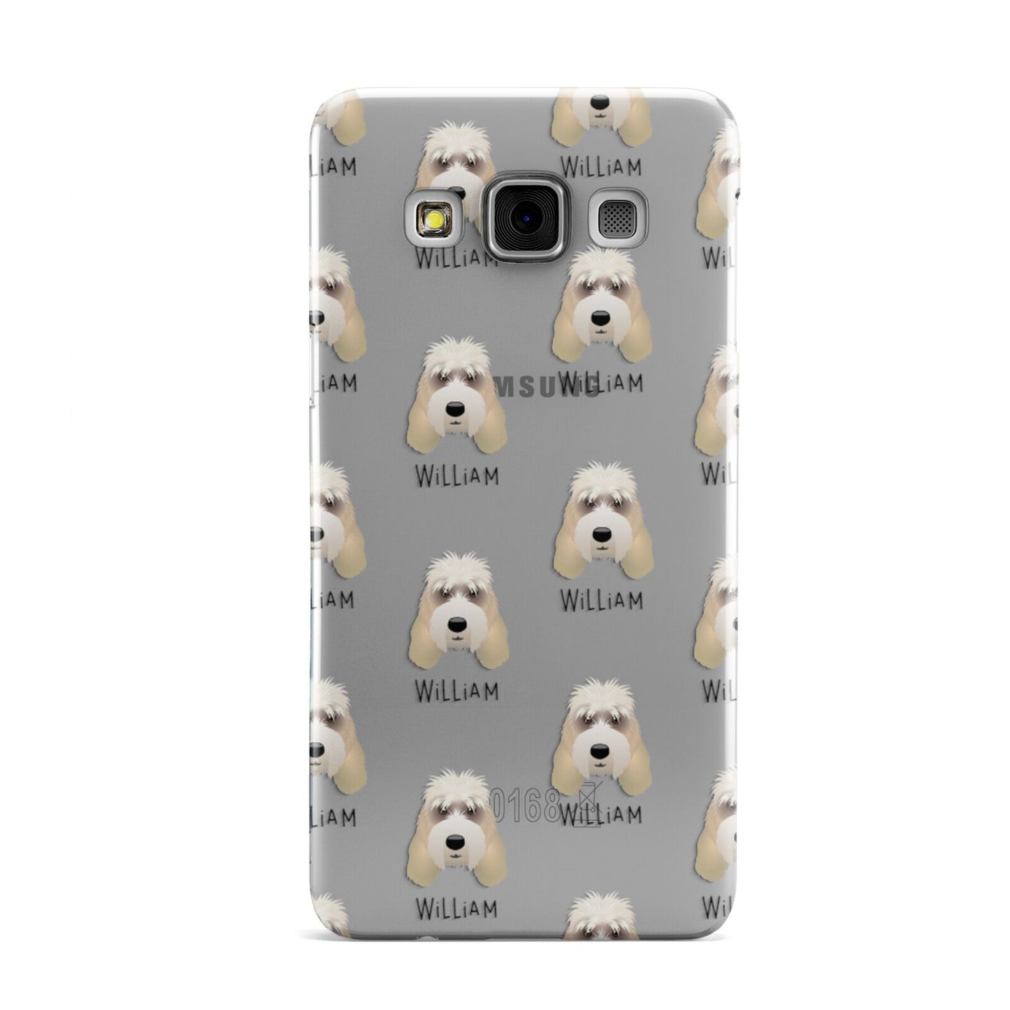 Grand Basset Griffon Vendeen Icon with Name Samsung Galaxy A3 Case